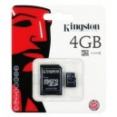 Micro SD 4GB Kingston com adaptador original pronta entrega