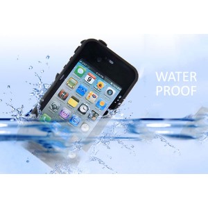 Case de silicone a prova d'agua IPhone