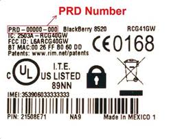 PRD BlackBerry